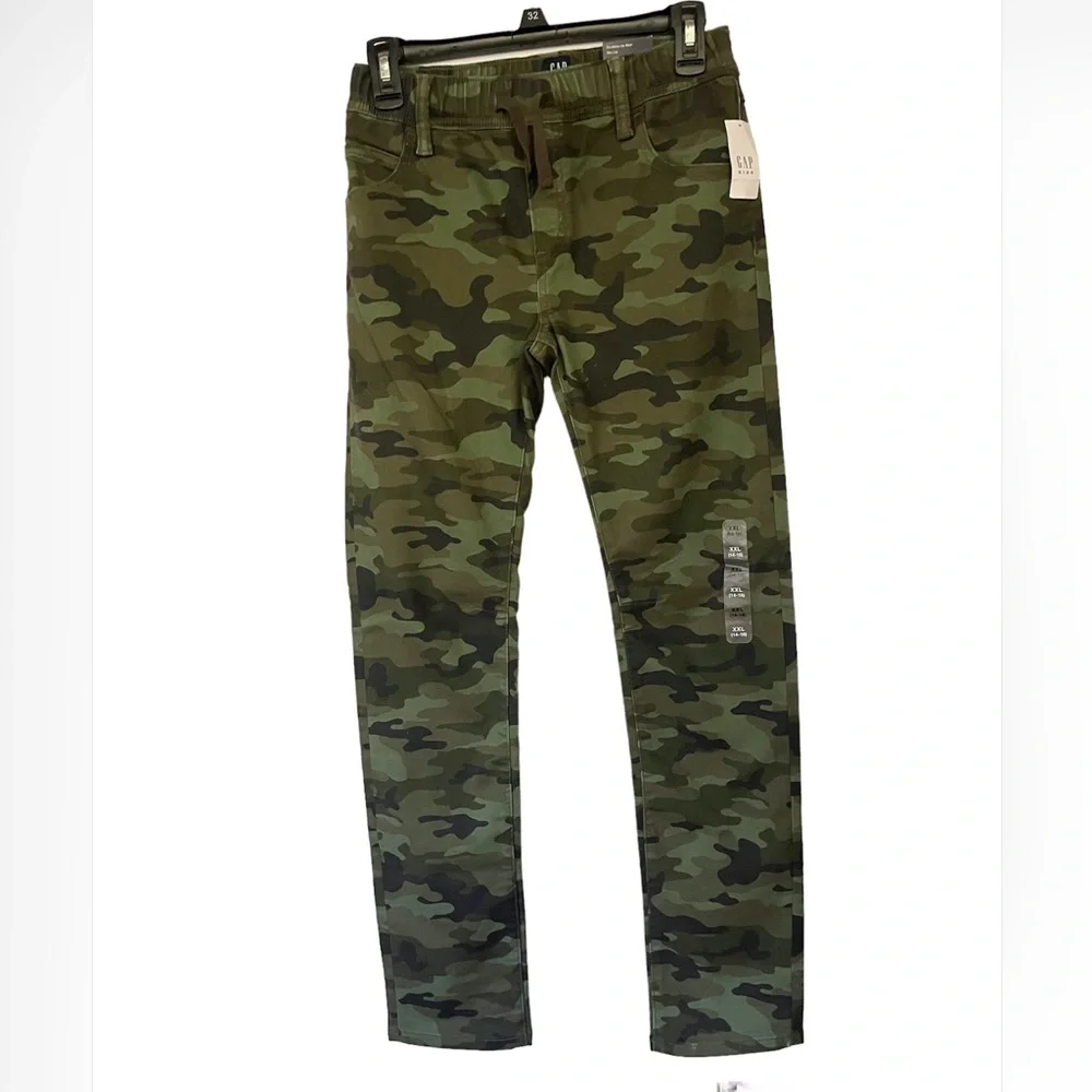GAP DENIN High Stretch Slim Boys Camuflado Pant Sz XXL (14 16)